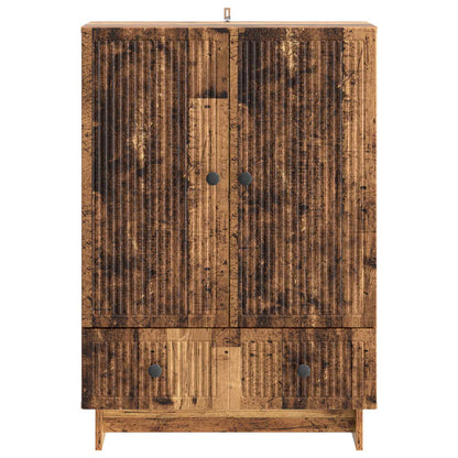 vidaXL Sideboard Old Wood 66 x 34.5 x 95 cm Engineered Wood