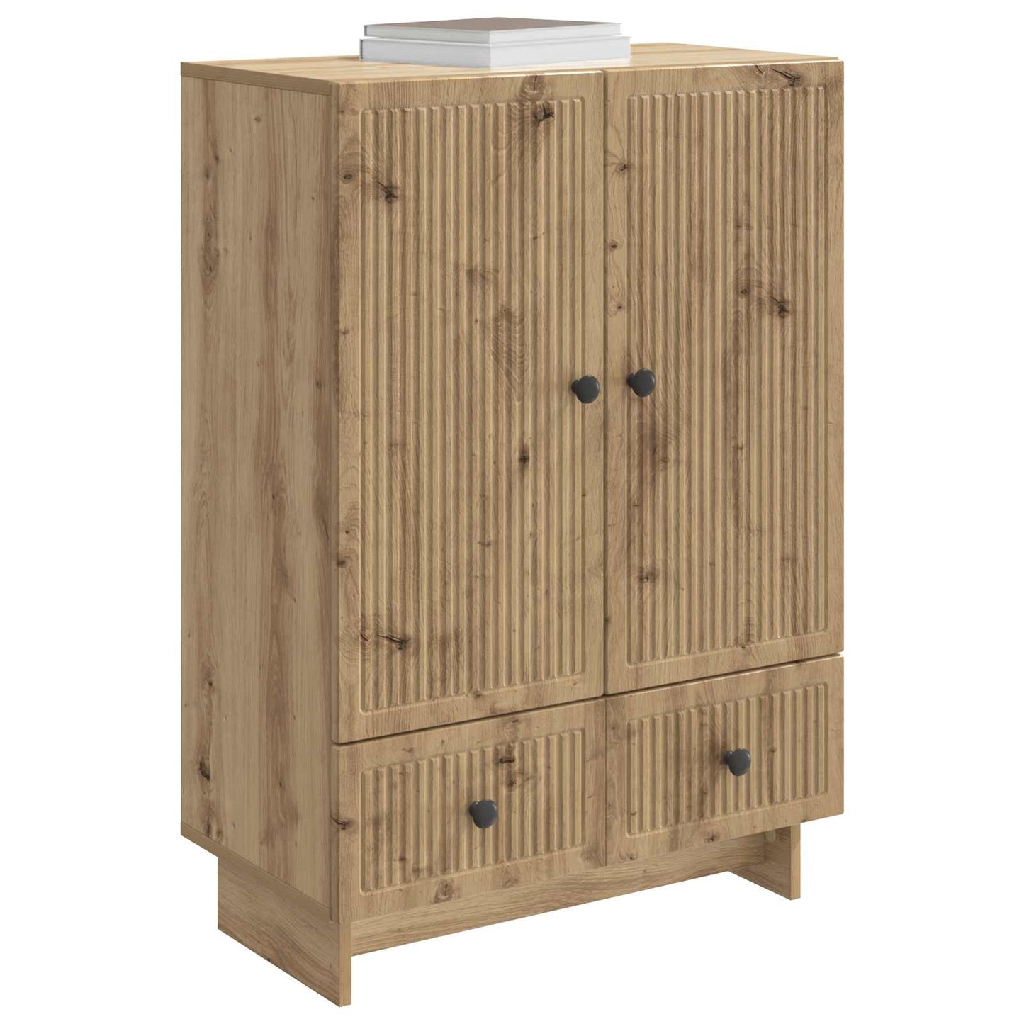 vidaXL Sideboard Artisan Oak 66 x 34.5 x 95 cm Engineered Wood