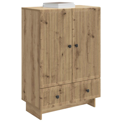 vidaXL Sideboard Artisan Oak 66 x 34.5 x 95 cm Engineered Wood