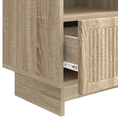 vidaXL TV Cabinet Sonoma Oak 102 x 34.5 x 50 cm Engineered Wood