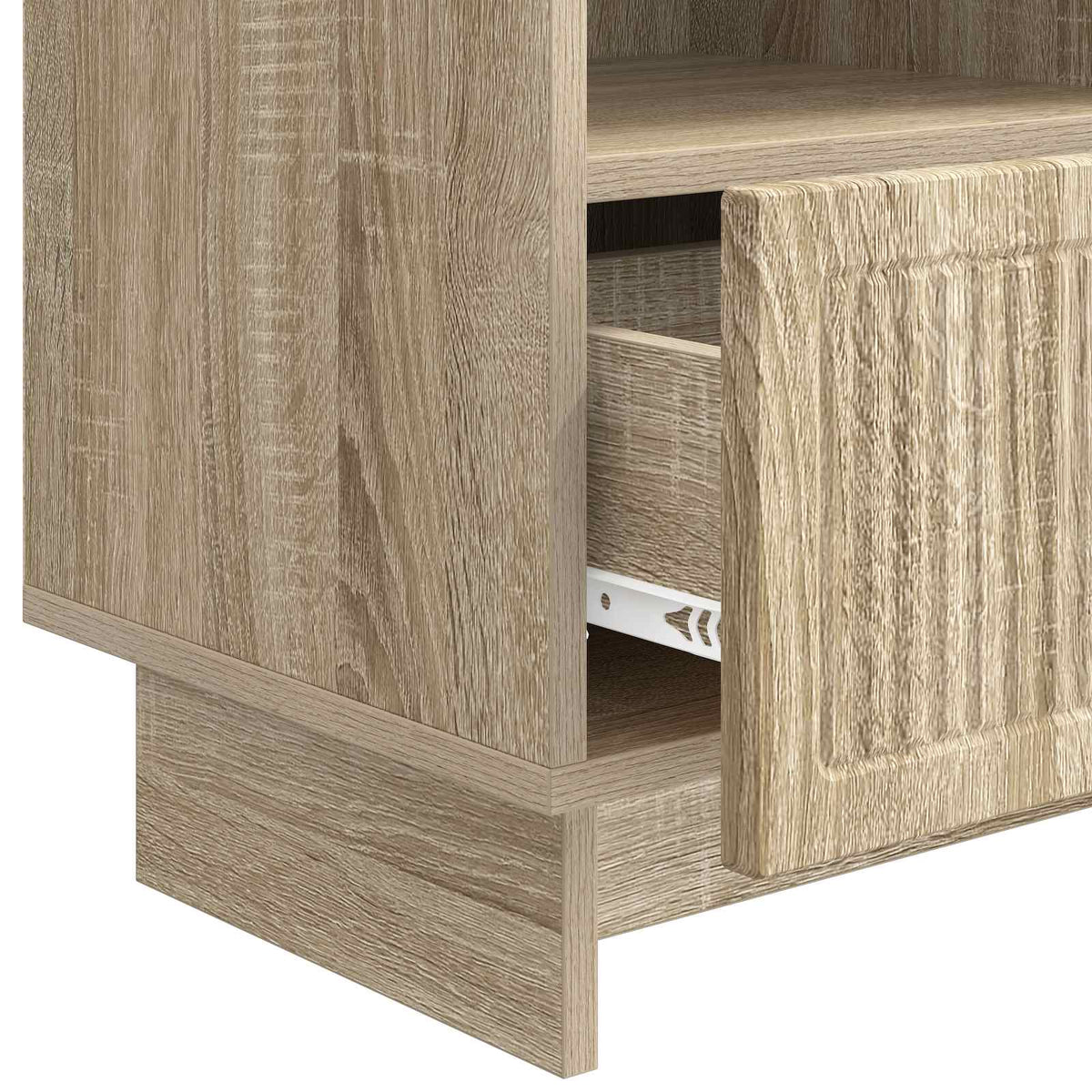 vidaXL TV Cabinet Sonoma Oak 102 x 34.5 x 50 cm Engineered Wood