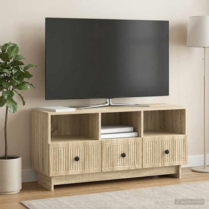 vidaXL TV Cabinet Sonoma Oak 102 x 34.5 x 50 cm Engineered Wood