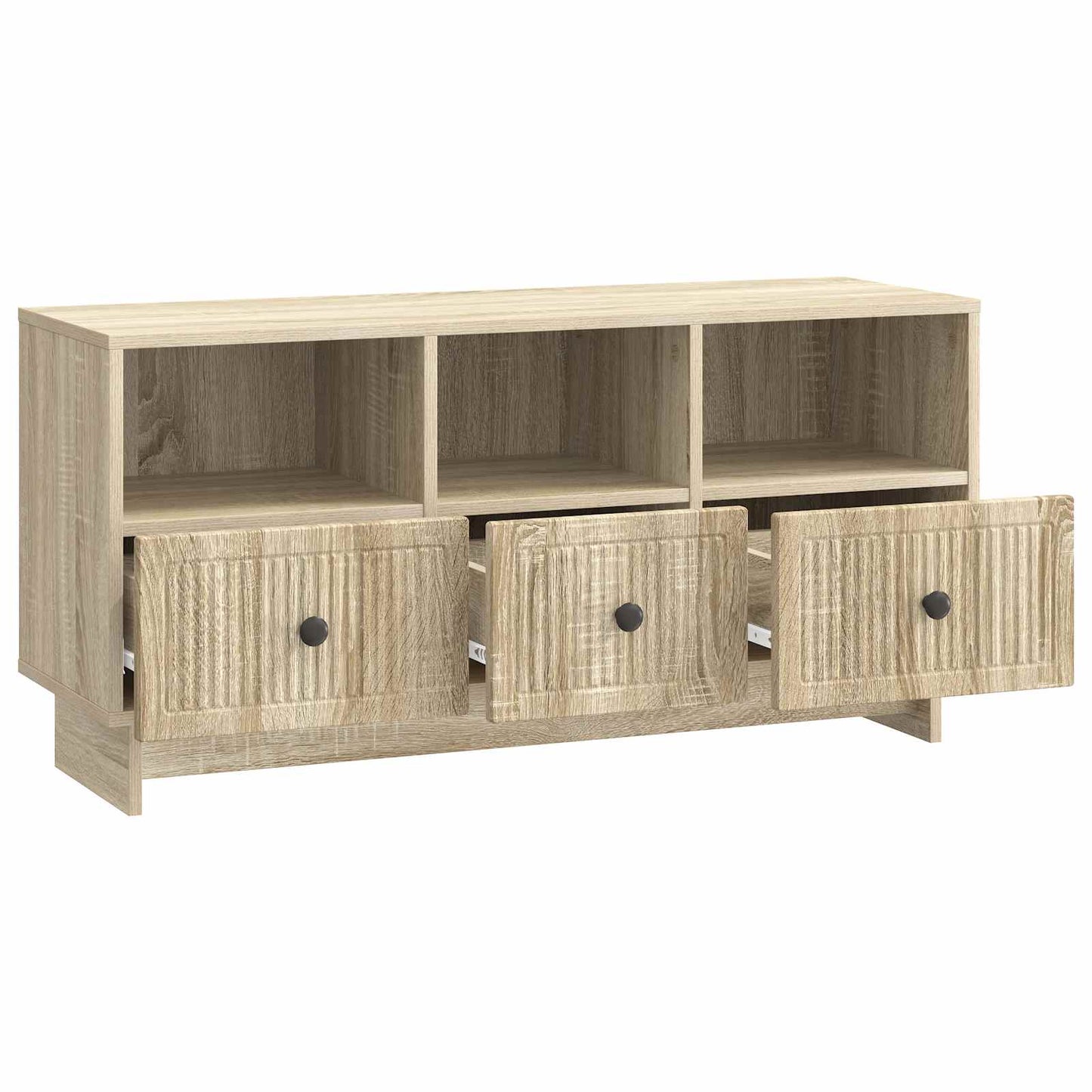 vidaXL TV Cabinet Sonoma Oak 102 x 34.5 x 50 cm Engineered Wood
