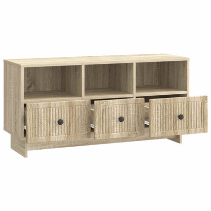 vidaXL TV Cabinet Sonoma Oak 102 x 34.5 x 50 cm Engineered Wood