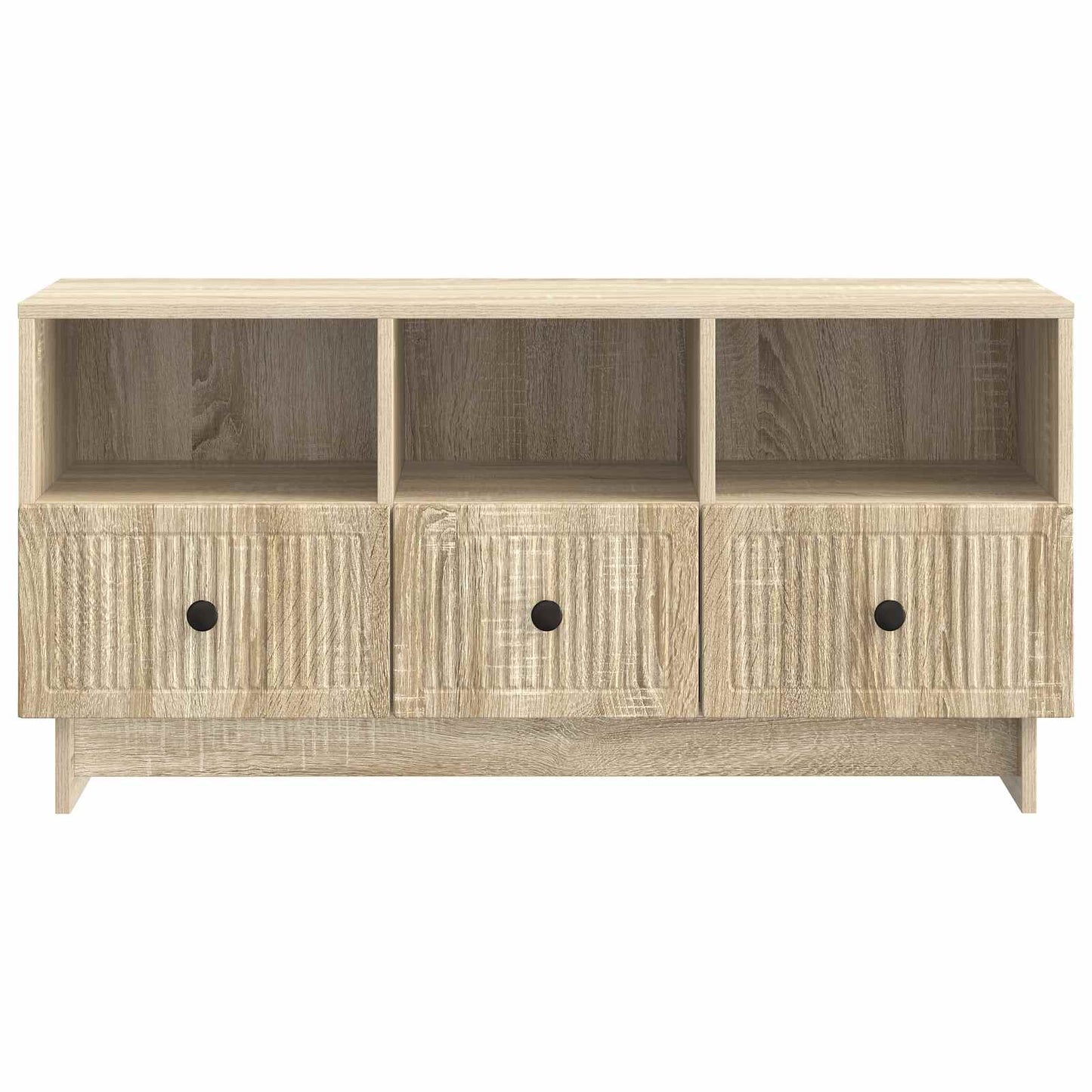 vidaXL TV Cabinet Sonoma Oak 102 x 34.5 x 50 cm Engineered Wood