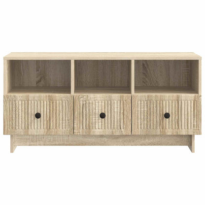 vidaXL TV Cabinet Sonoma Oak 102 x 34.5 x 50 cm Engineered Wood