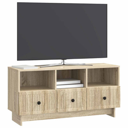 vidaXL TV Cabinet Sonoma Oak 102 x 34.5 x 50 cm Engineered Wood