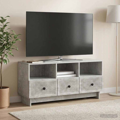 vidaXL TV Cabinet Concrete Grey 102 x 34.5 x 50 cm Engineered Wood