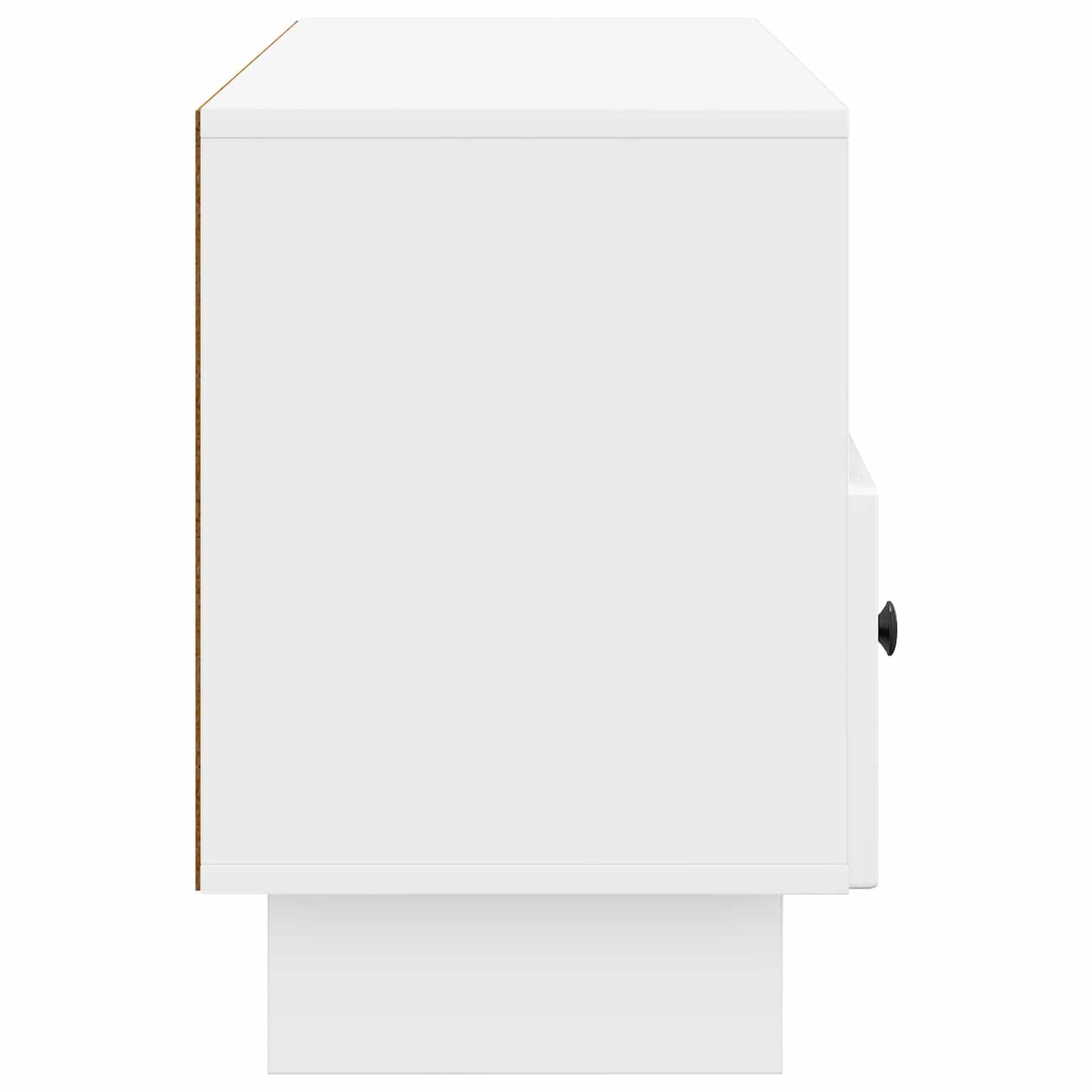 vidaXL TV Cabinet High Gloss White 102 x 34.5 x 50 cm Engineered Wood