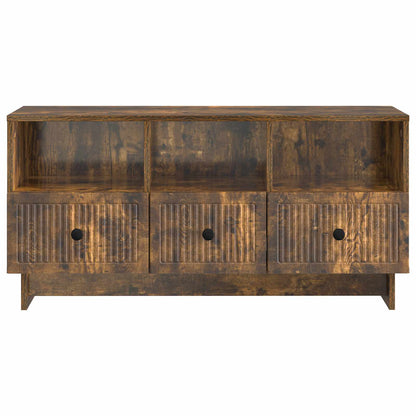 vidaXL TV Cabinet Smoked Oak 102 x 34.5 x 50 cm Engineered Wood