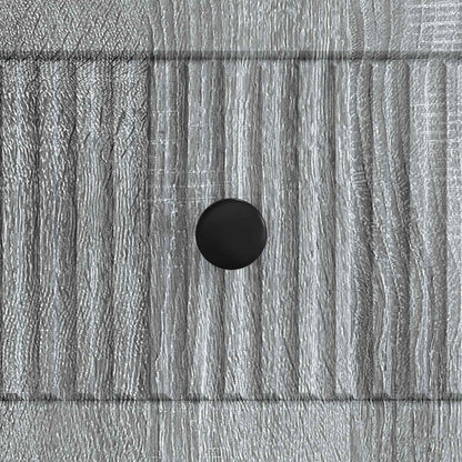 vidaXL TV Cabinet Grey Sonoma 102 x 34.5 x 50 cm Engineered Wood