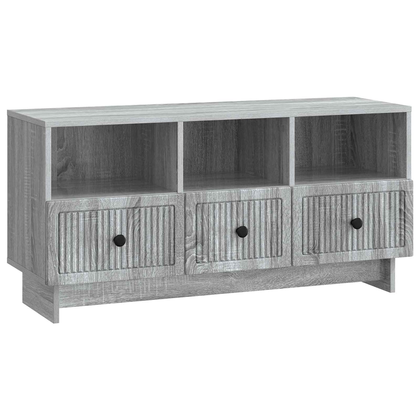 vidaXL TV Cabinet Grey Sonoma 102 x 34.5 x 50 cm Engineered Wood