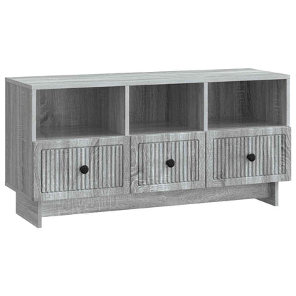 vidaXL TV Cabinet Grey Sonoma 102 x 34.5 x 50 cm Engineered Wood