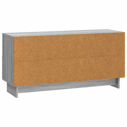 vidaXL TV Cabinet Grey Sonoma 102 x 34.5 x 50 cm Engineered Wood