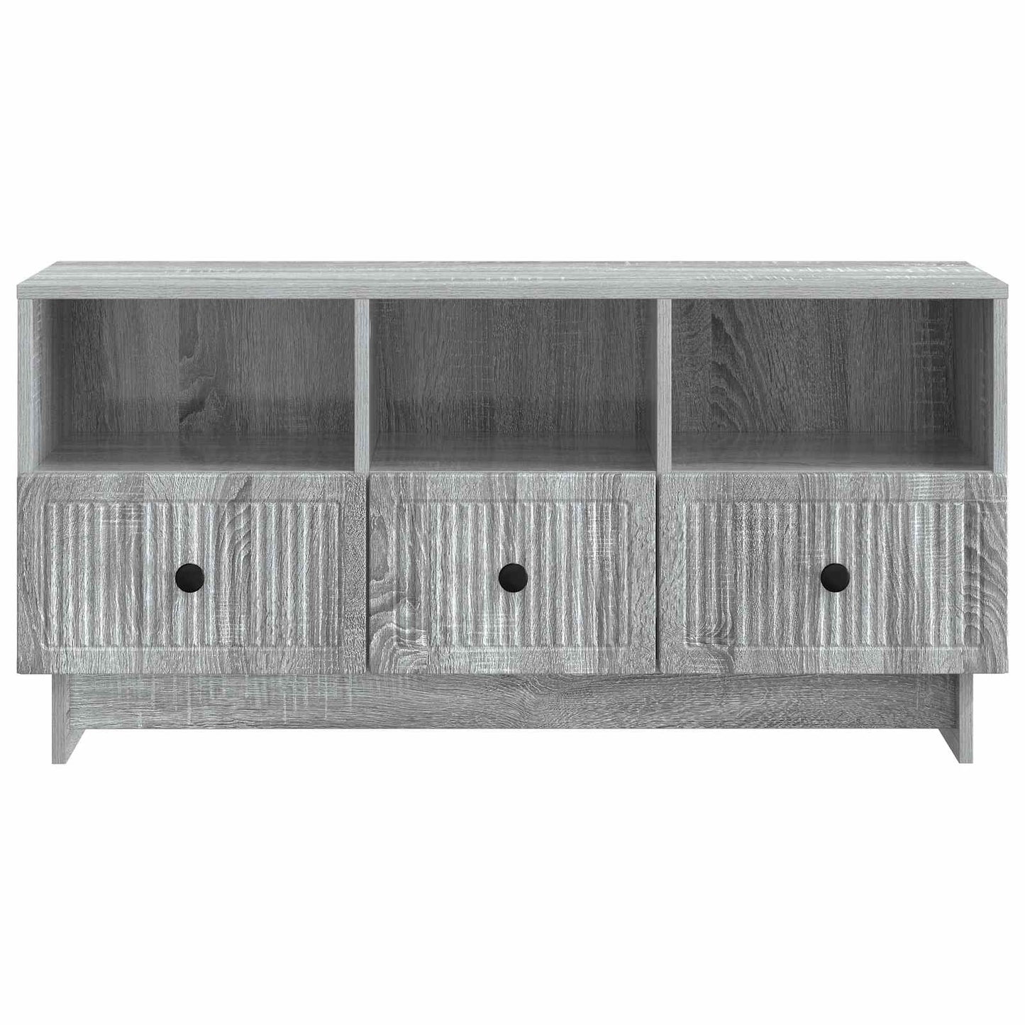 vidaXL TV Cabinet Grey Sonoma 102 x 34.5 x 50 cm Engineered Wood
