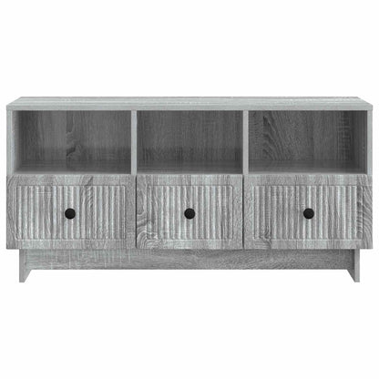 vidaXL TV Cabinet Grey Sonoma 102 x 34.5 x 50 cm Engineered Wood