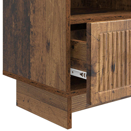 vidaXL TV Cabinet Old Wood 102 x 34.5 x 50 cm Engineered Wood