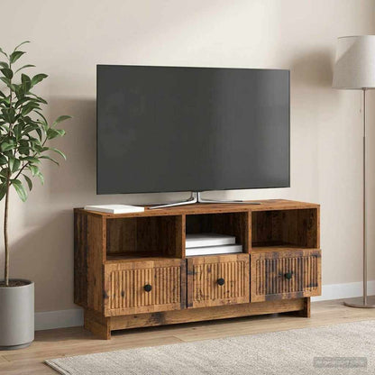 vidaXL TV Cabinet Old Wood 102 x 34.5 x 50 cm Engineered Wood