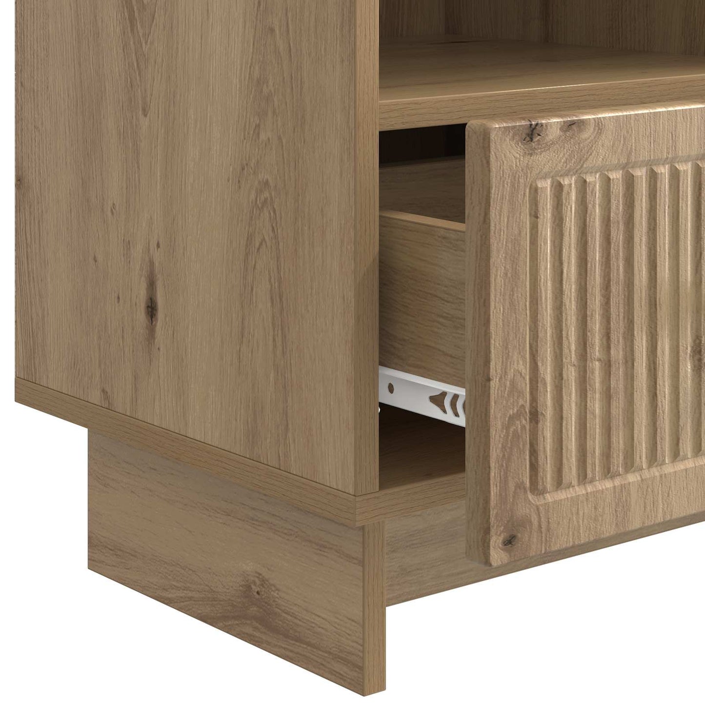 vidaXL TV Cabinet 102 x 34.5 x 50 cm Artisan Oak Engineered Wood