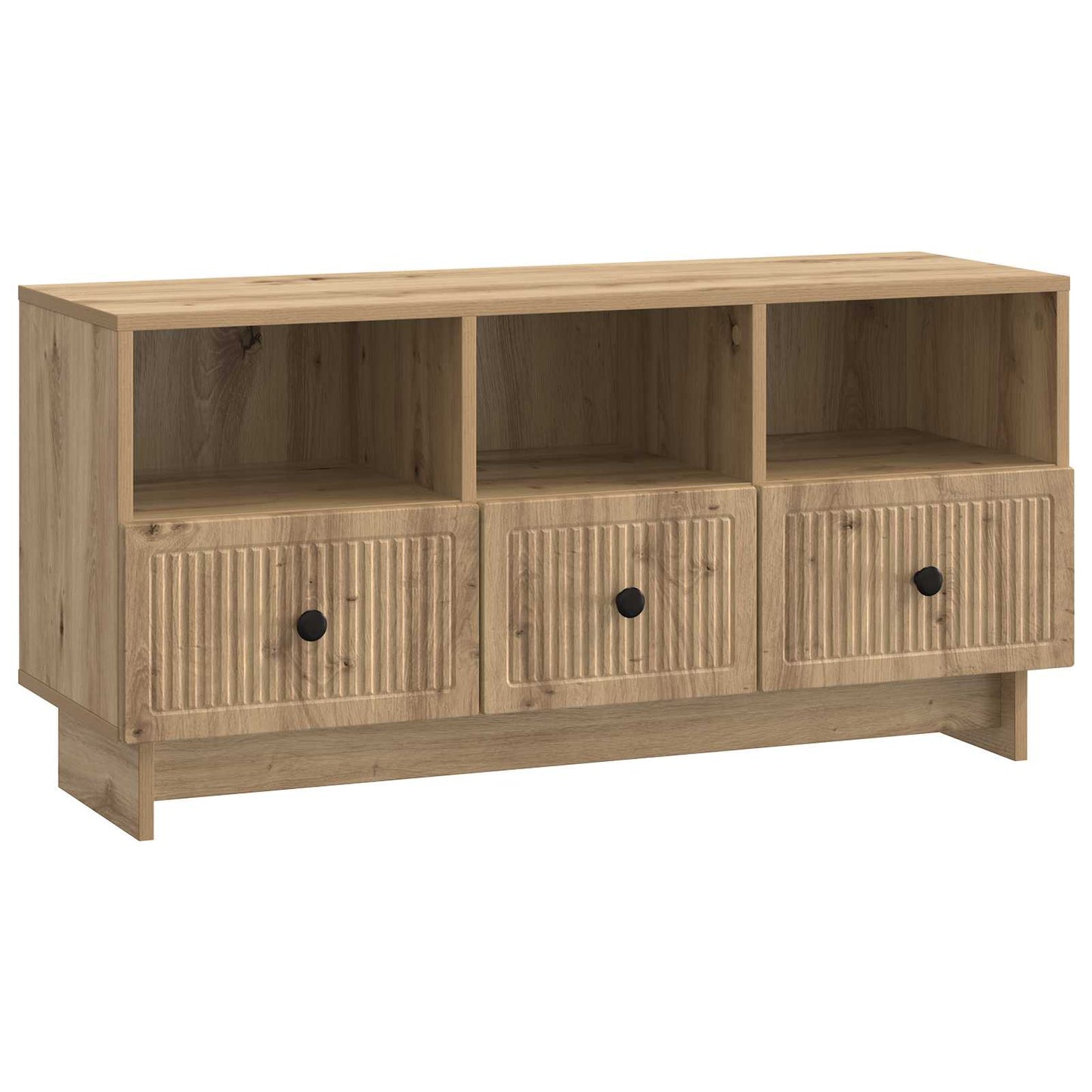 vidaXL TV Cabinet 102 x 34.5 x 50 cm Artisan Oak Engineered Wood