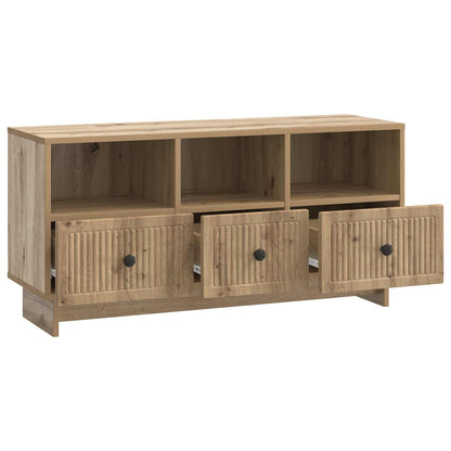 vidaXL TV Cabinet 102 x 34.5 x 50 cm Artisan Oak Engineered Wood