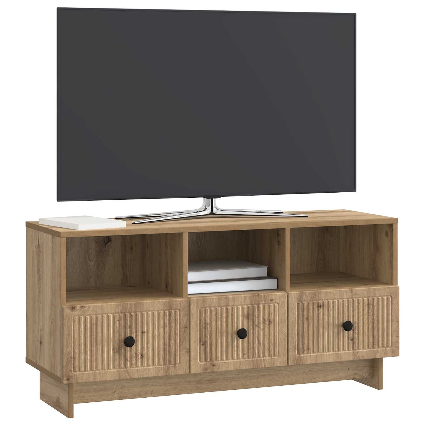 vidaXL TV Cabinet 102 x 34.5 x 50 cm Artisan Oak Engineered Wood