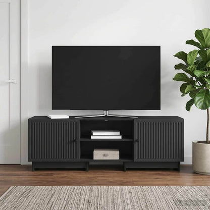 vidaXL TV Cabinet Black 150 x 31 x 50 cm Engineered Wood