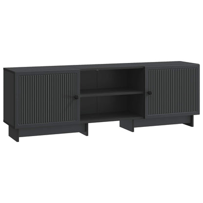 vidaXL TV Cabinet Black 150 x 31 x 50 cm Engineered Wood