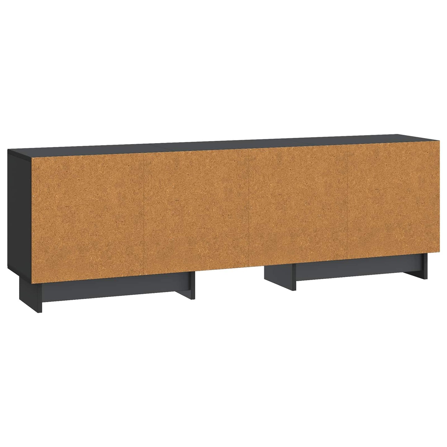 vidaXL TV Cabinet Black 150 x 31 x 50 cm Engineered Wood