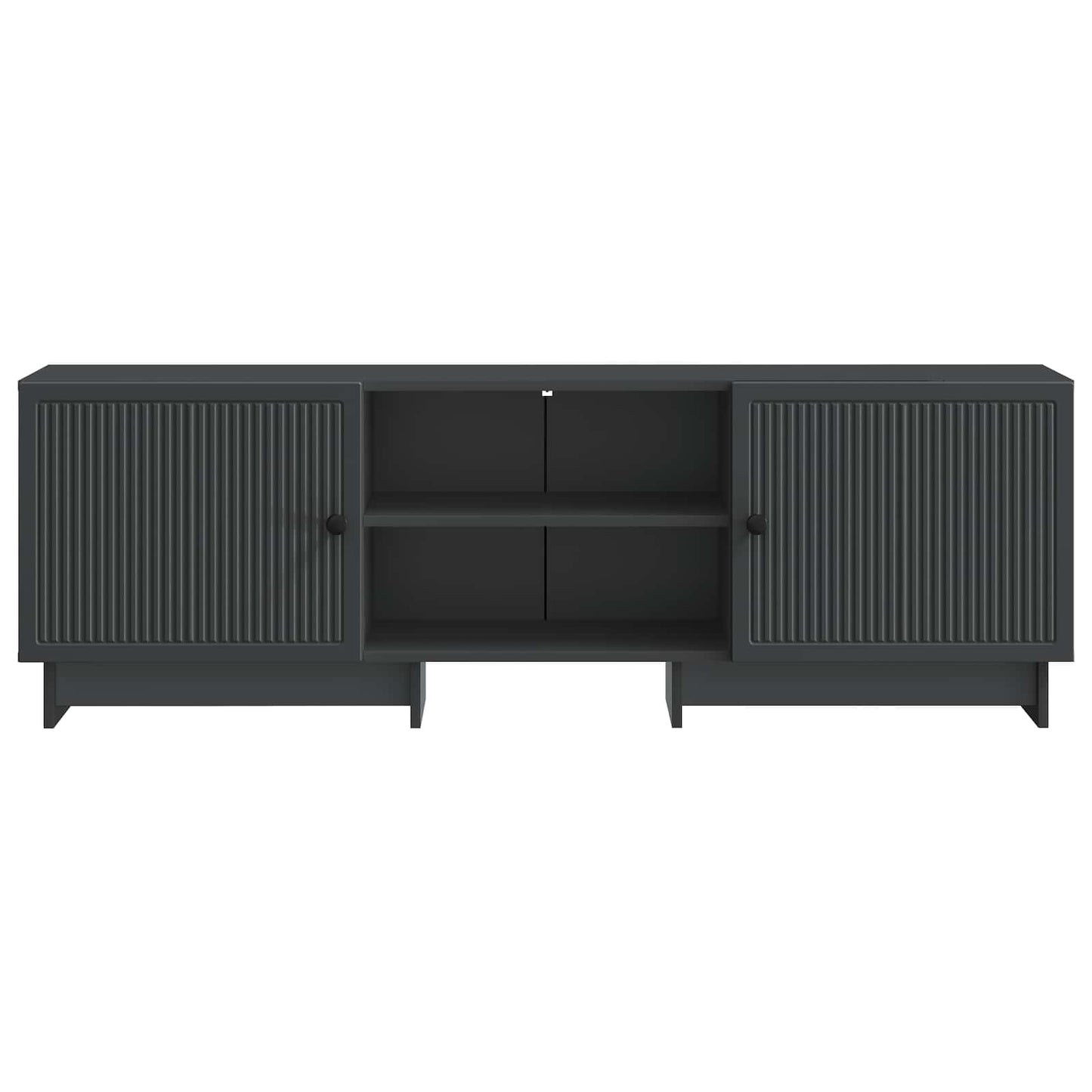 vidaXL TV Cabinet Black 150 x 31 x 50 cm Engineered Wood