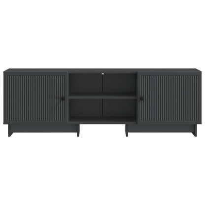 vidaXL TV Cabinet Black 150 x 31 x 50 cm Engineered Wood