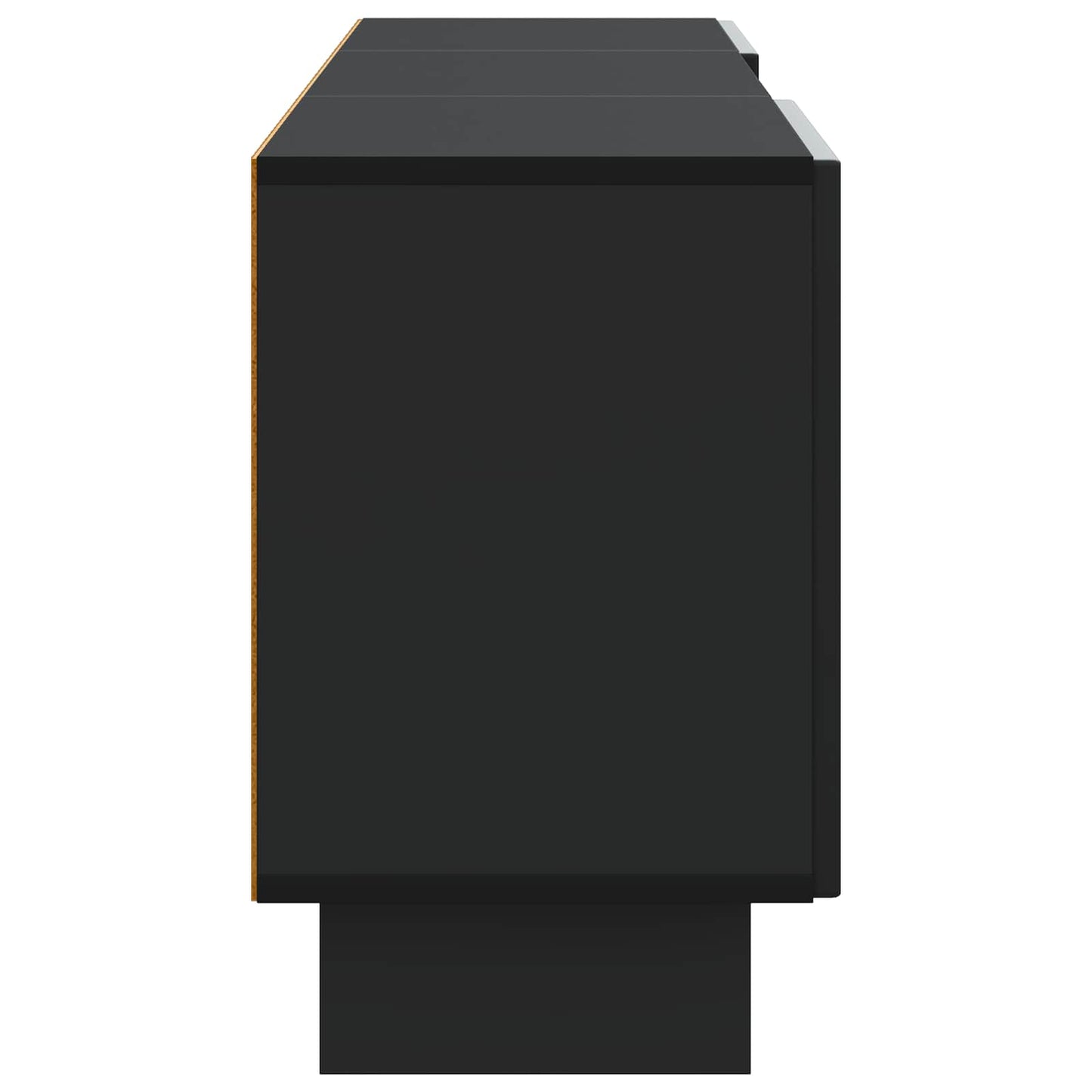 vidaXL TV Cabinet Black 150 x 31 x 50 cm Engineered Wood