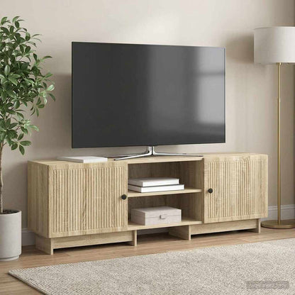 vidaXL TV Cabinet Sonoma Oak 150 x 31 x 50 cm Engineered Wood