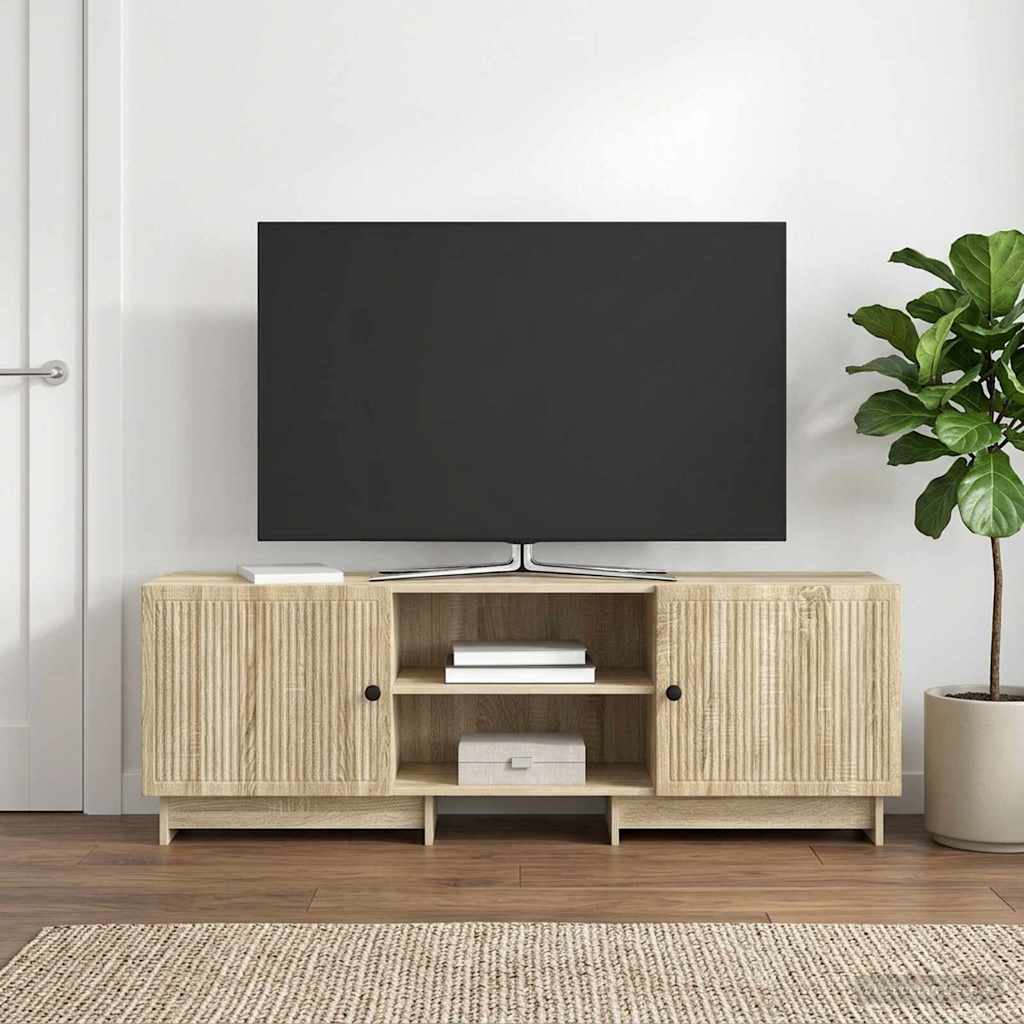 vidaXL TV Cabinet Sonoma Oak 150 x 31 x 50 cm Engineered Wood