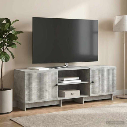 vidaXL TV Cabinet Concrete Grey 150 x 31 x 50 cm Engineered Wood