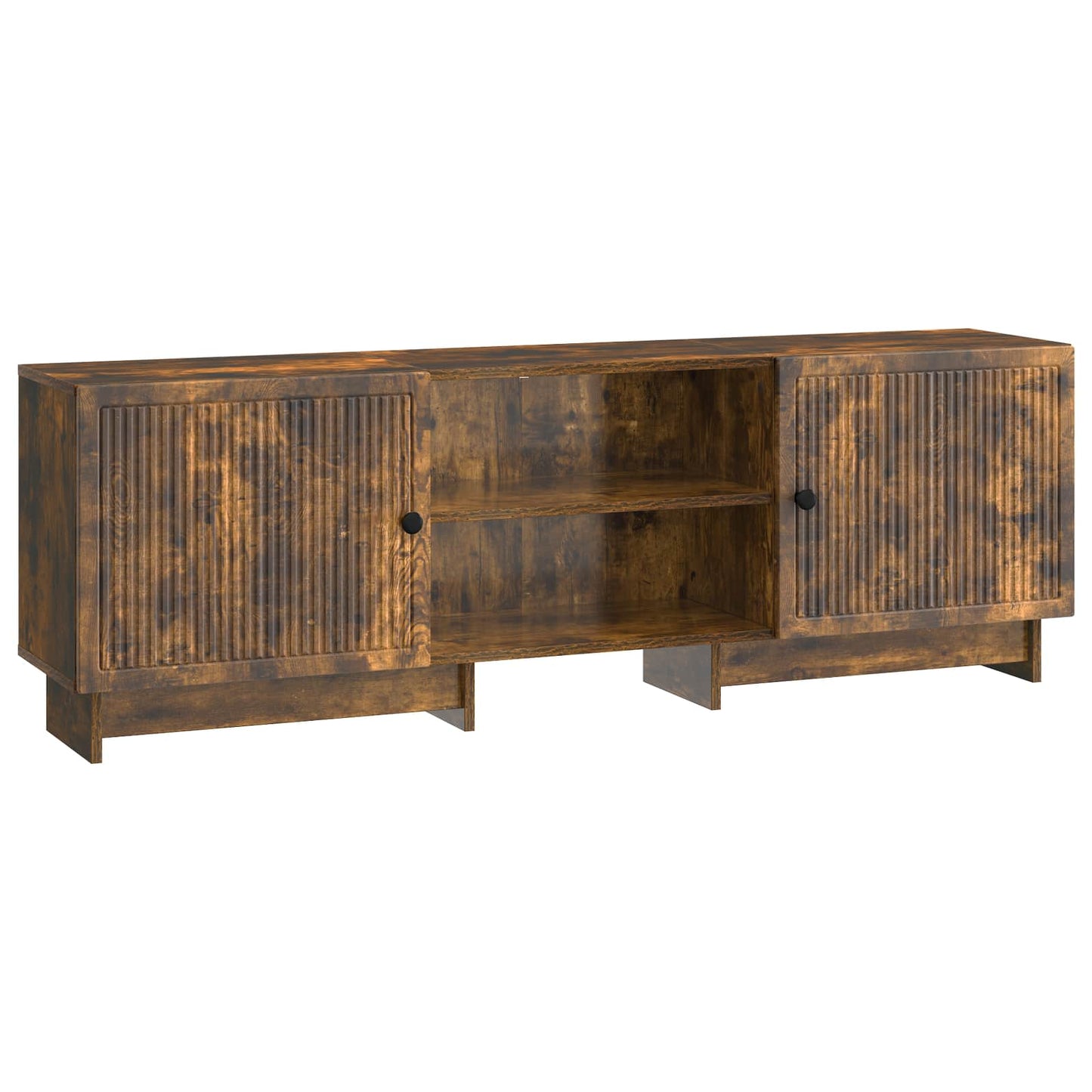 vidaXL TV Cabinet Smoked Oak 150 x 31 x 50 cm Engineered Wood