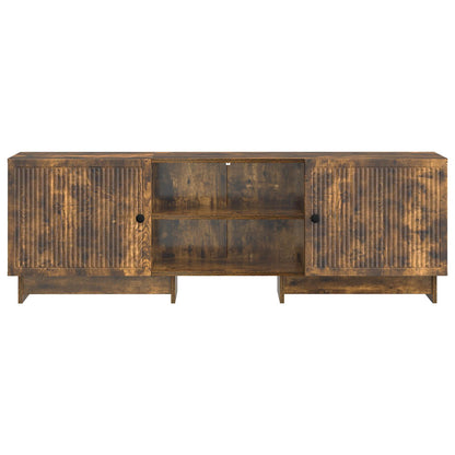 vidaXL TV Cabinet Smoked Oak 150 x 31 x 50 cm Engineered Wood