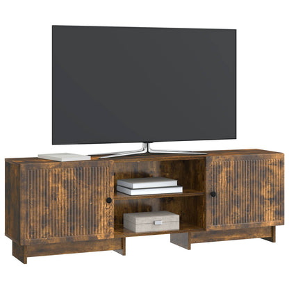 vidaXL TV Cabinet Smoked Oak 150 x 31 x 50 cm Engineered Wood