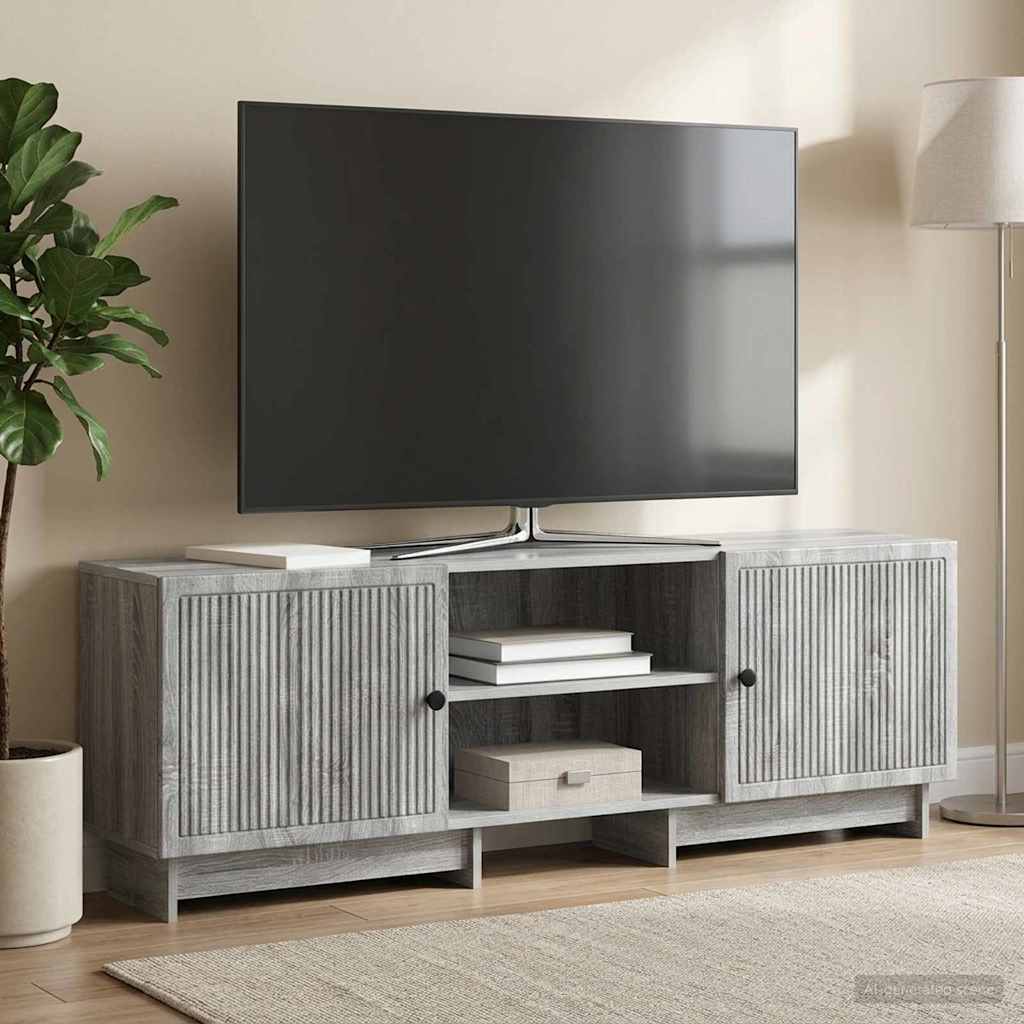vidaXL TV Cabinet Grey Sonoma 150 x 31 x 50 cm Engineered Wood