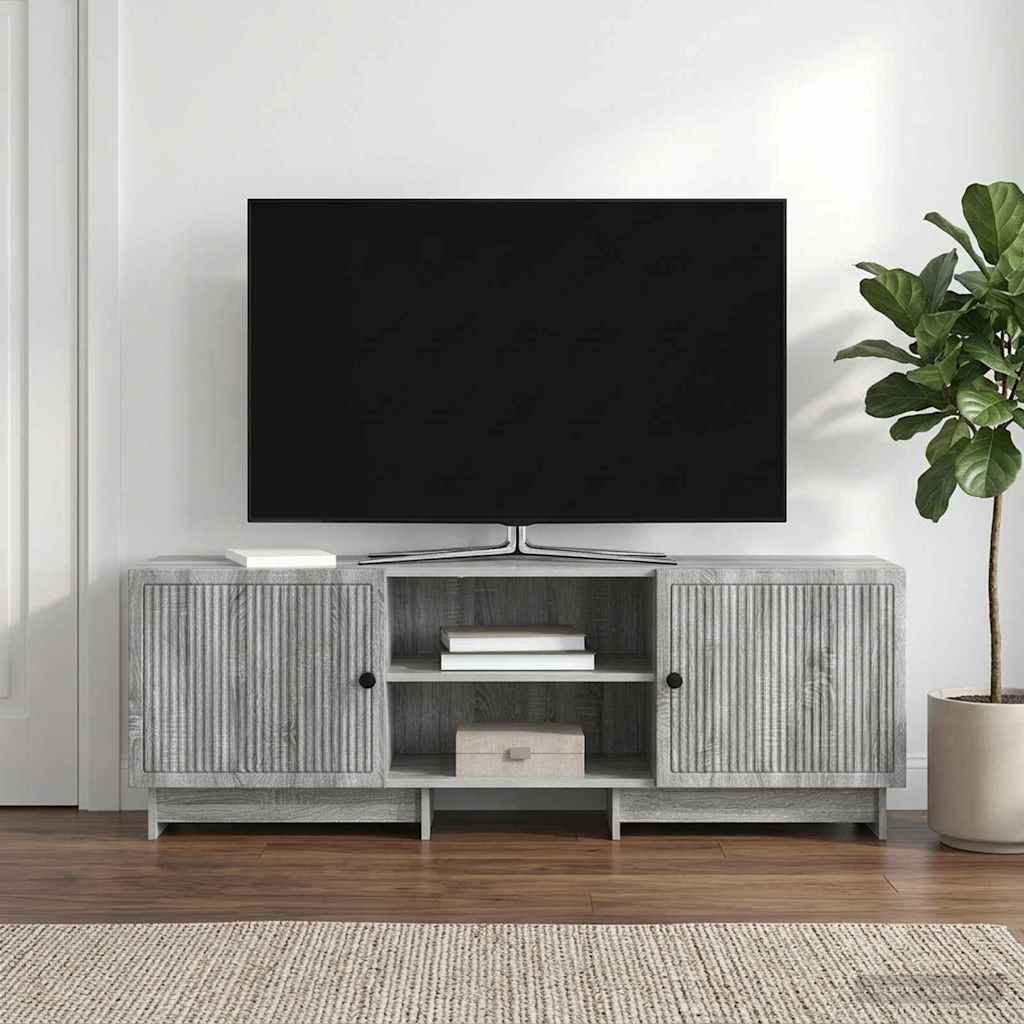 vidaXL TV Cabinet Grey Sonoma 150 x 31 x 50 cm Engineered Wood