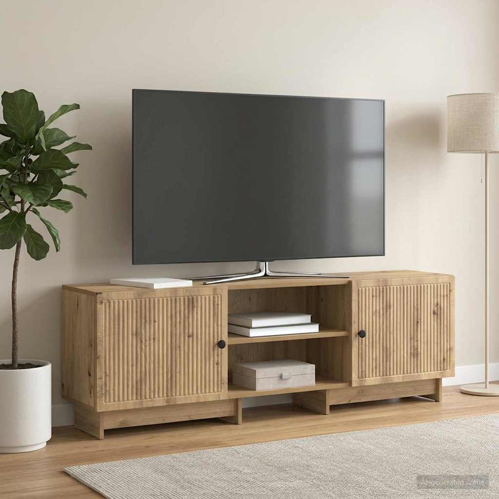 vidaXL TV Cabinet 150 x 31 x 50 cm Artisan Oak Engineered Wood