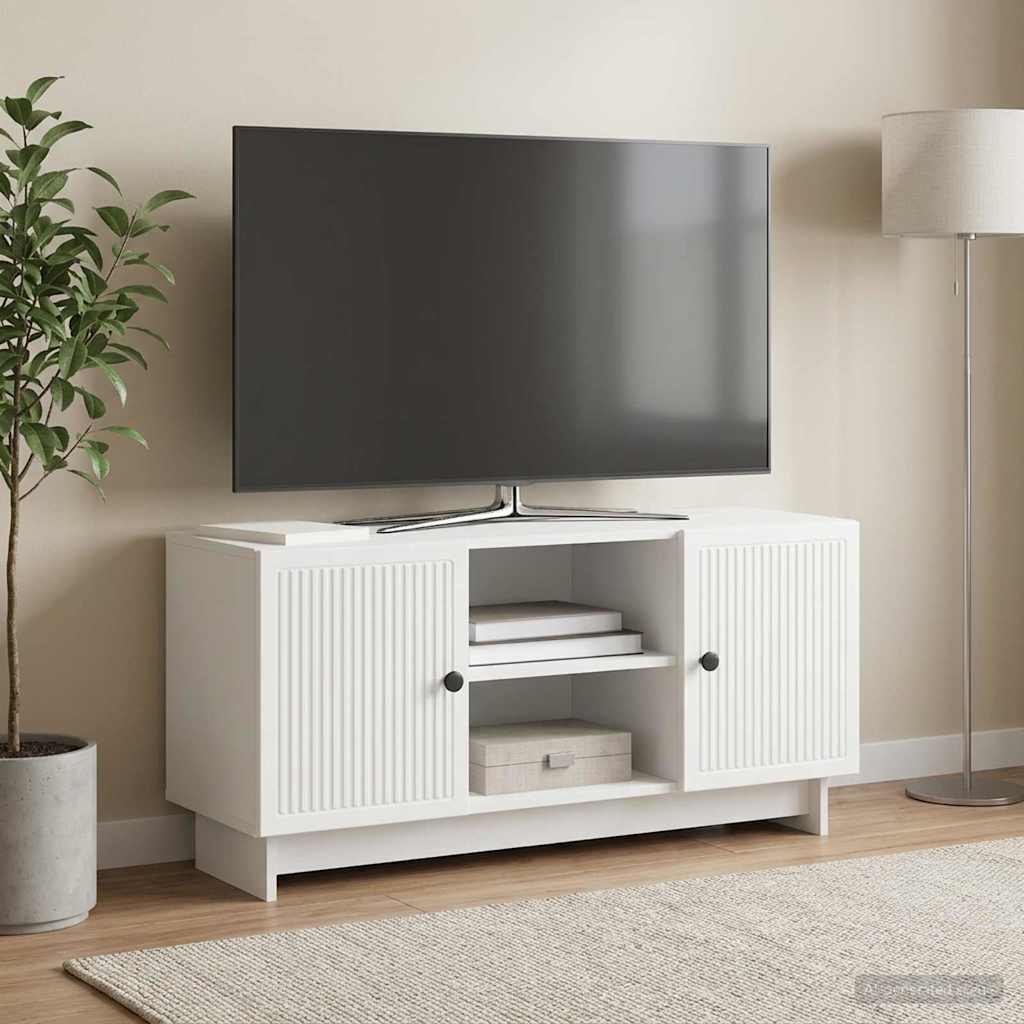 vidaXL TV Cabinet 102 x 34.5 x 50 cm White Engineered Wood