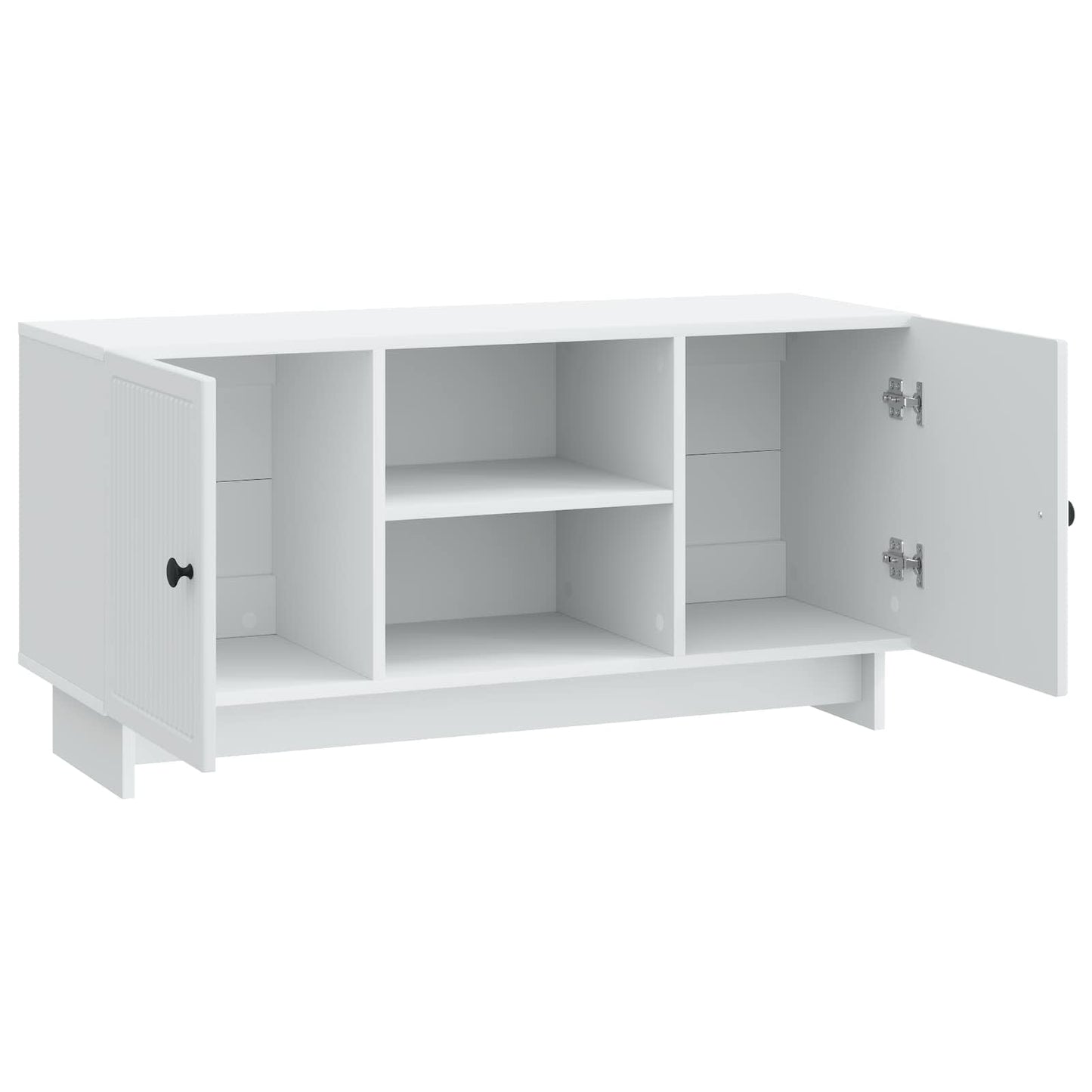 vidaXL TV Cabinet 102 x 34.5 x 50 cm White Engineered Wood