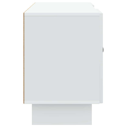 vidaXL TV Cabinet 102 x 34.5 x 50 cm White Engineered Wood