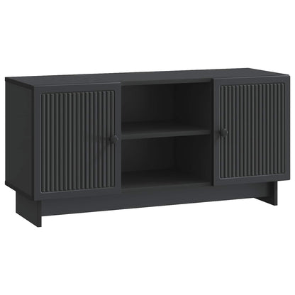 vidaXL TV Cabinet 102 x 34.5 x 50 cm Black Engineered Wood