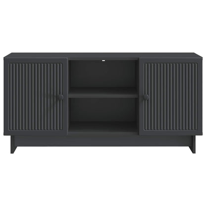 vidaXL TV Cabinet 102 x 34.5 x 50 cm Black Engineered Wood