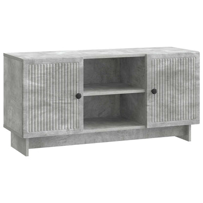vidaXL TV Cabinet 102 x 34.5 x 50 cm Concrete Grey Engineered Wood