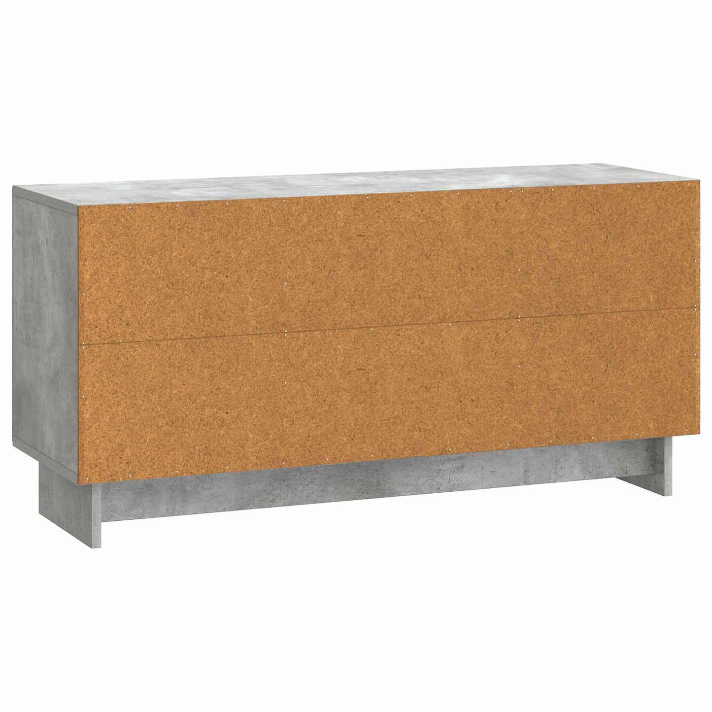 vidaXL TV Cabinet 102 x 34.5 x 50 cm Concrete Grey Engineered Wood