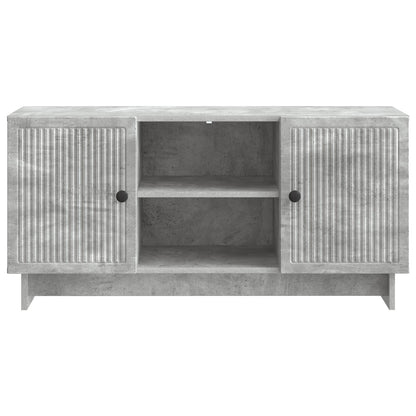 vidaXL TV Cabinet 102 x 34.5 x 50 cm Concrete Grey Engineered Wood