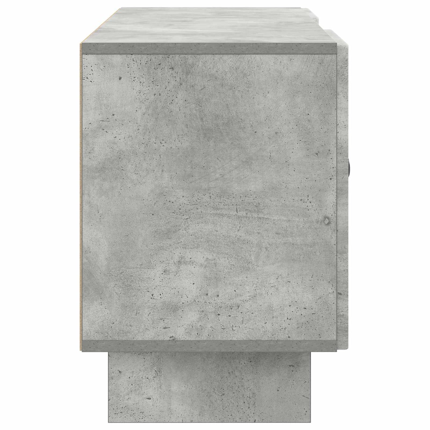 vidaXL TV Cabinet 102 x 34.5 x 50 cm Concrete Grey Engineered Wood